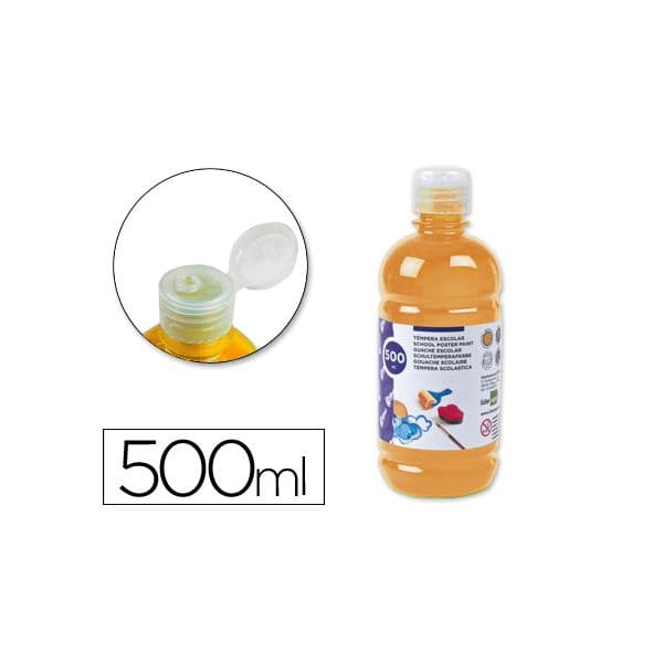 Liderpapel Guache 500ml Pronto Laranja - L59196