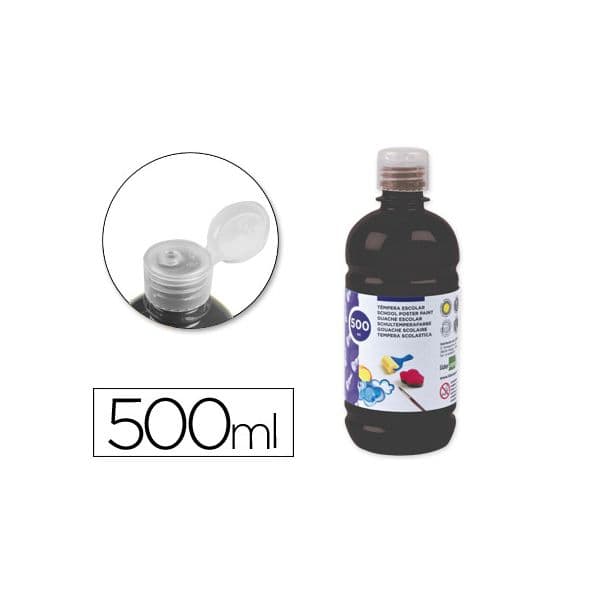 Liderpapel Guache 500ml Pronto Preto - L59210