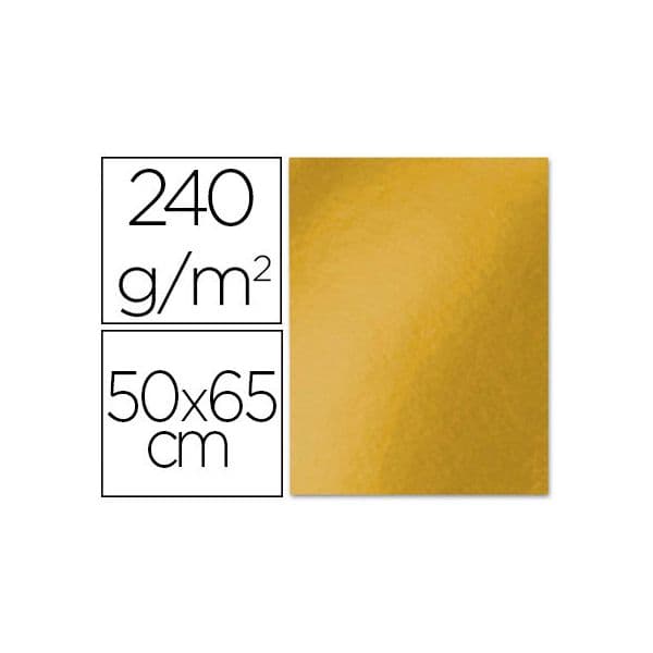 Liderpapel Cartolina 50X65 cm 240G/M2 Ouro Velho 25Fls - OFF064576CE