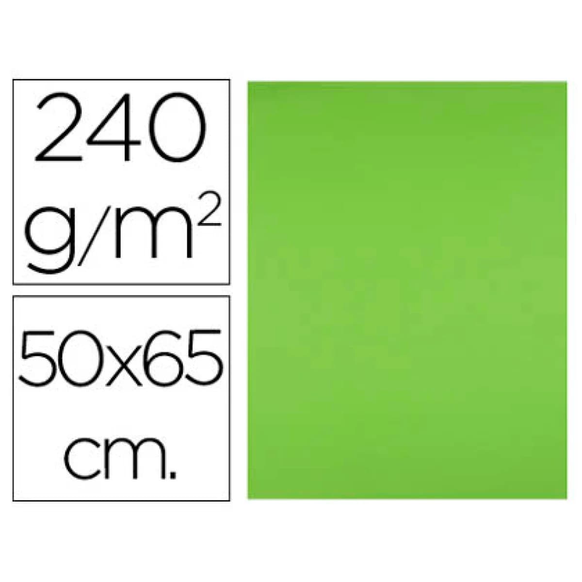 Liderpapel Cartolina 50X65 cm 240G/M2 Verde Erva 25Fls - OFF064582CE