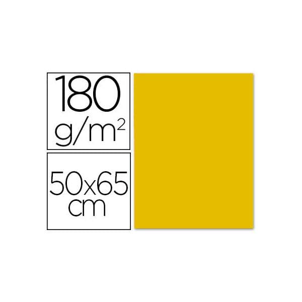 Liderpapel Cartolina 50X65 180 gr. Ouro 25 un.