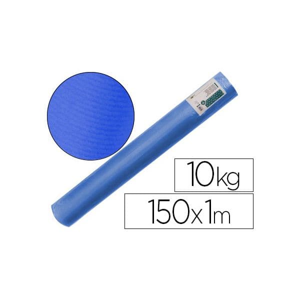 Liderpapel Papel Kraft 150x1m Verge Azul Bobina 10Kg