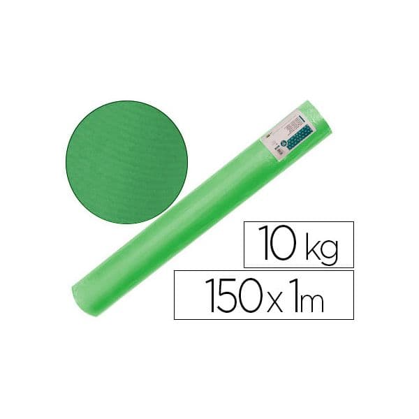 Liderpapel Papel Kraft 150x1m Verge 10Kg Verde Bobina