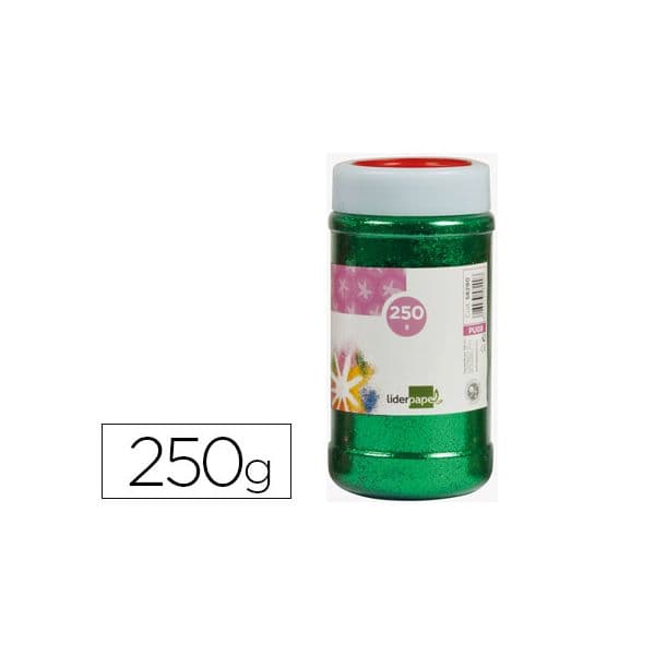 Liderpapel Purpurina Fantasia Cor Verde Metalizado Frasco de - PU17