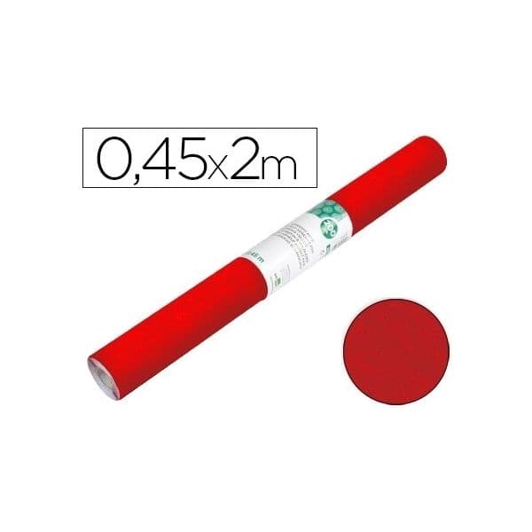 Liderpapel Rolo Adesivo Especial Camurça Vermelho 0,45X2 Mts RO15