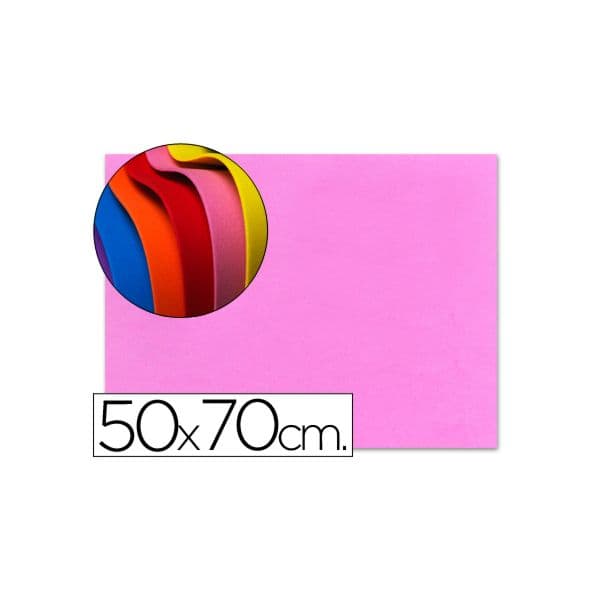 LiderPapel Folha EVA Musgami 50x70cm 1.5mm Rosa - GE19