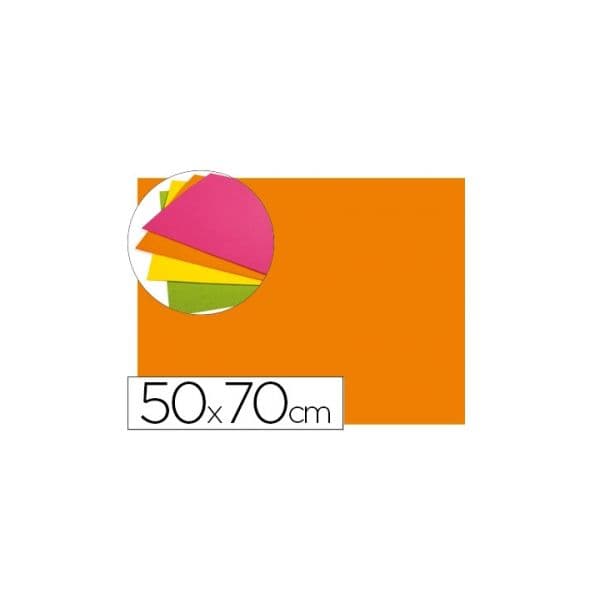 Liderpapel Musgami 50x70cm Laranja Fluorescente Pack 10 Un.