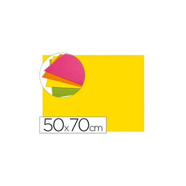 Liderpapel Musgami 50x70cm Amarelo Fluorescente Pack 10 Un.