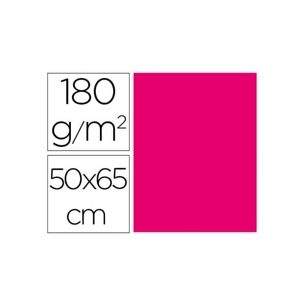 Liderpapel Cartolina 50X65 cm 180G/M2 Fúcsia 25 un. - CX63
