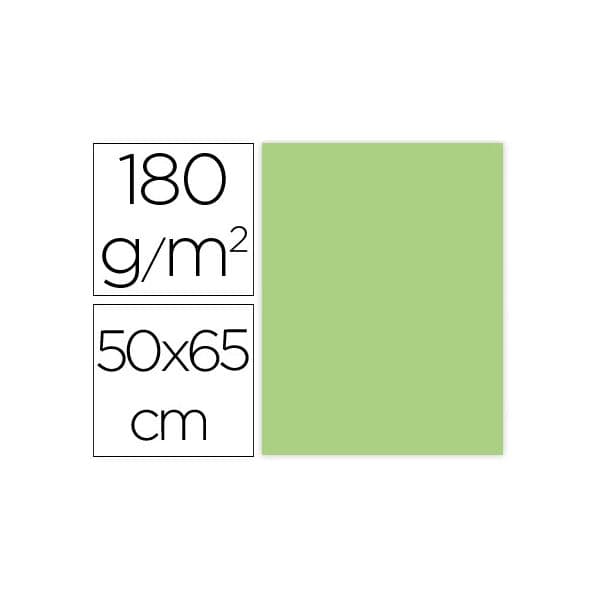 Liderpapel Cartolina 50X65 cm 180G/M2 Verde Erva 25 un. - CX72