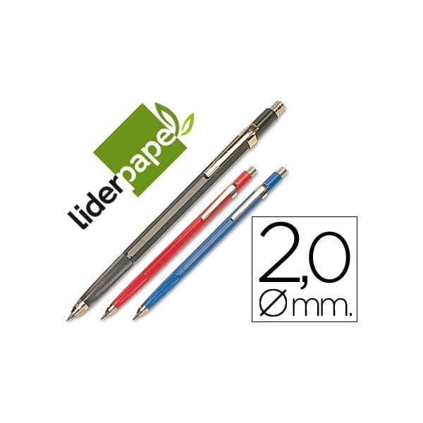 LiderPapel 40 un. Lapiseiras Grafo 2mm - MI20