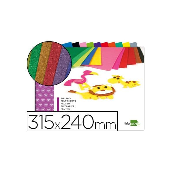 LiderPapel Bloco 10Fls Feltro 210x297mm - TM11