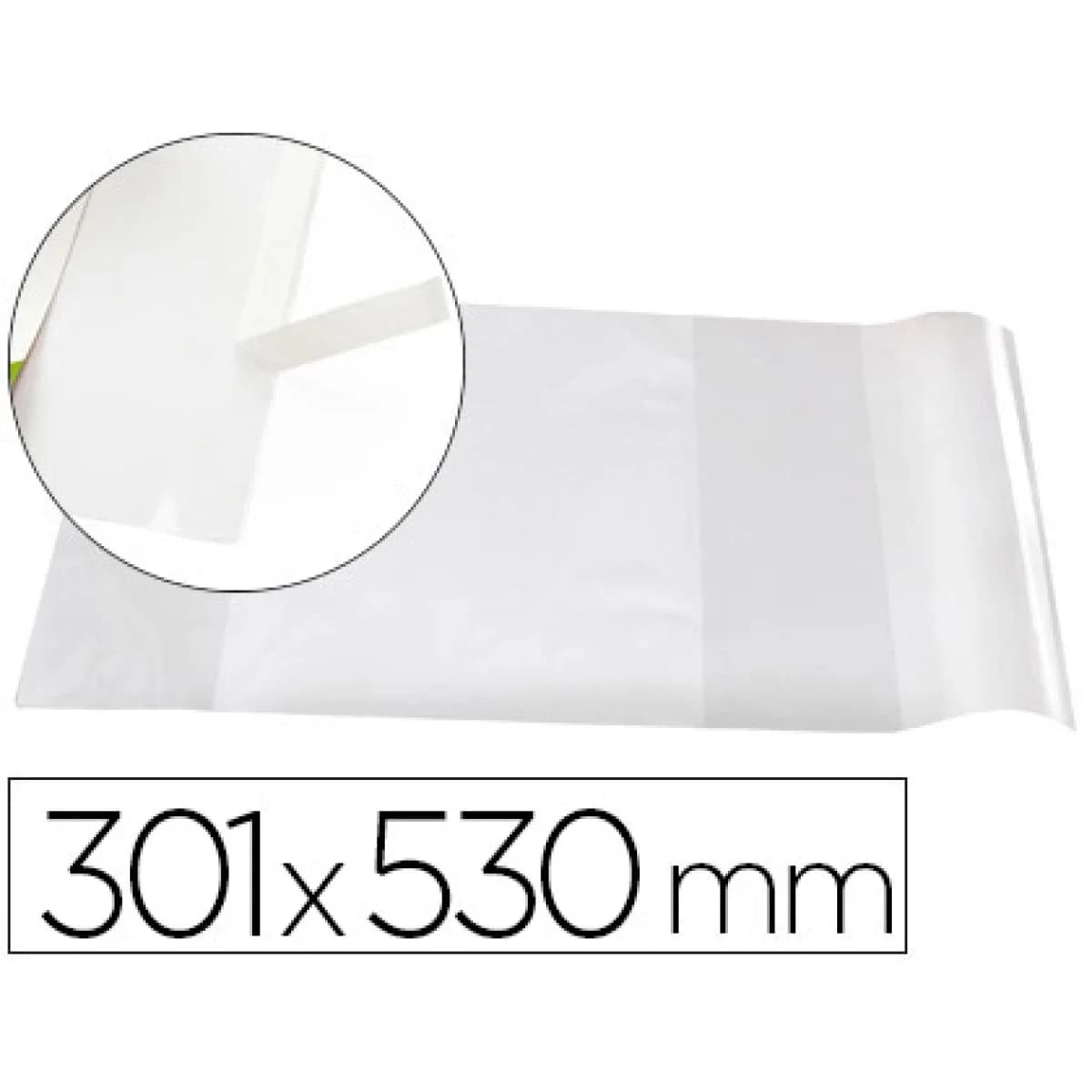 Forra livros liderpapel com aba ajustavel adesivo 301 x 530 mm – 50 unidades