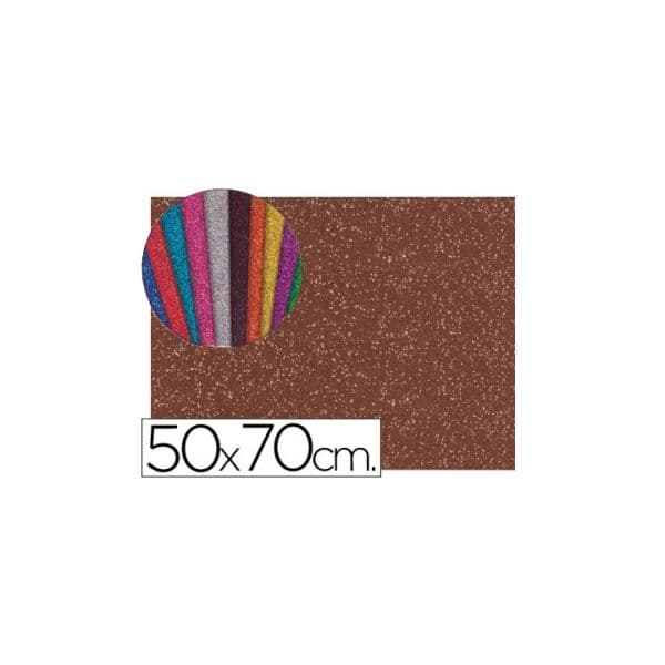 Liderpapel 10 un. Goma Eva com Purpurina 50x70cm 60G/ M2 Espes - GE93