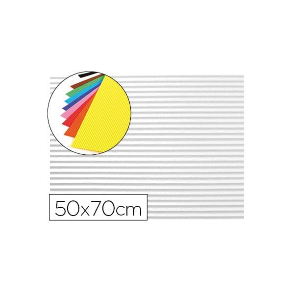 Liderpapel Eva Ondulada 50x70cm Branco Pack 10 Un.