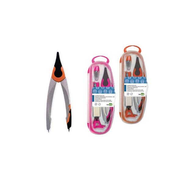 Liderpapel Compasso Articulado c/ Adaptador Universal Minas Afia Minas e Borracha Sortido - OFF087721CE
