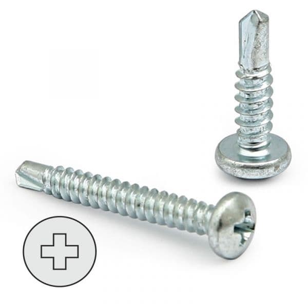 Duver Tornillo Broca Rosca Chapa Cabeza Redonda Din 7504 N Inoxidable Larg.r/chapa 25mm ø Rosca Chapa 4.2mm 9003.415