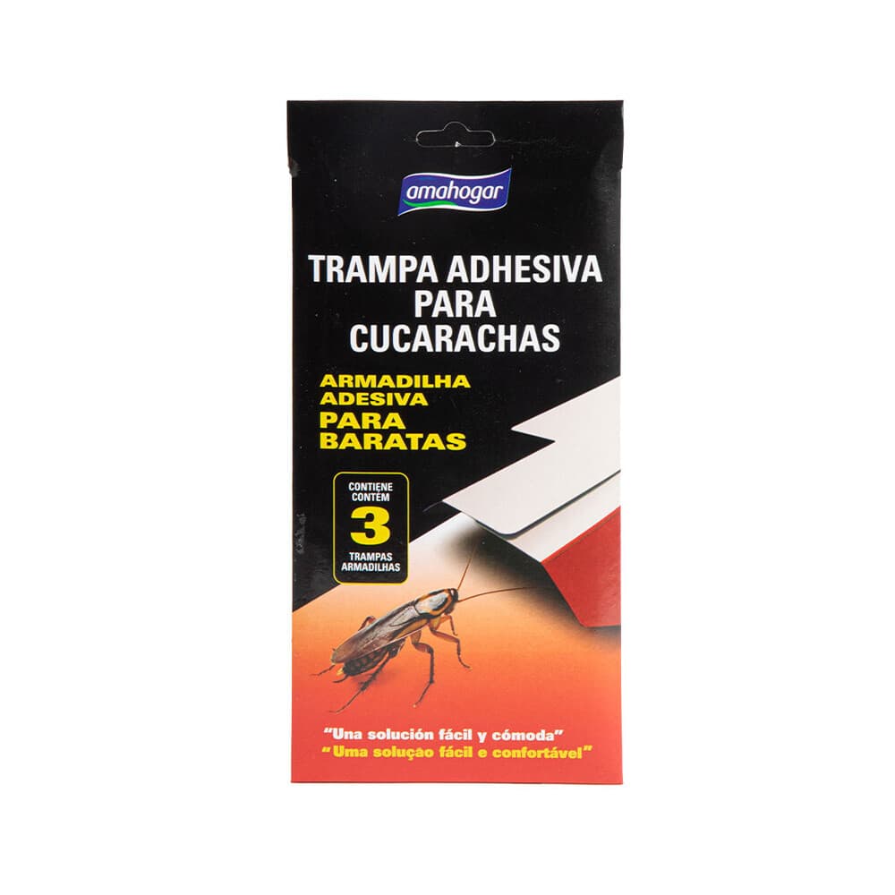 Armadilha Adesiva p/ Baratas 3un