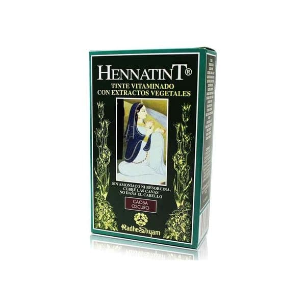Radhe Shyam Tintura Capilar Semi-Permanente Tom 10 Mogno Escuro 60ml