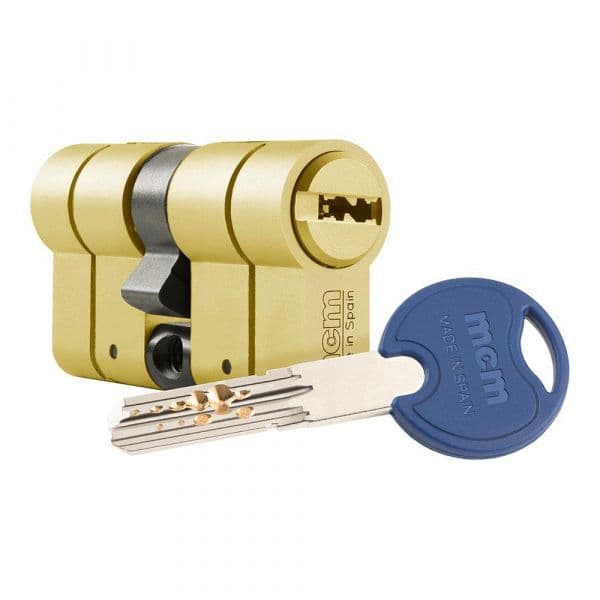 MCM Cilindro de Segurança SCX+DE Dupla Embraiagem Anti-Arrombamento Anti-Bumping Anti-Picking 30-40 Latão