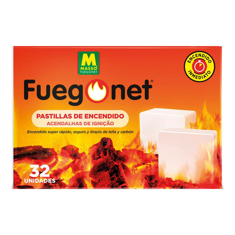 Acendalhas fuegonet 32 unid. massó