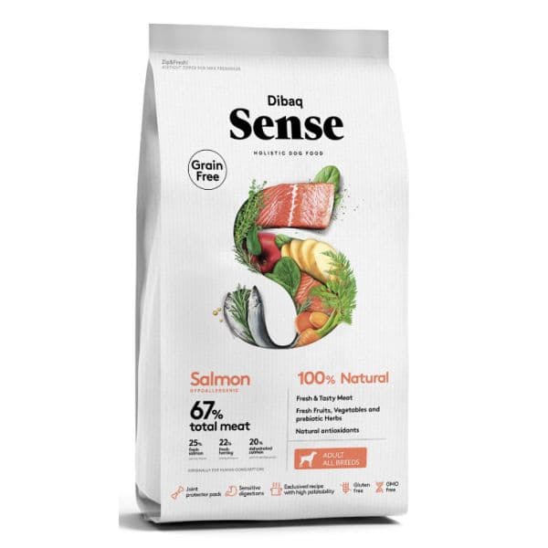 Dibaq Sense Grain Free Adult Salmon 12Kg