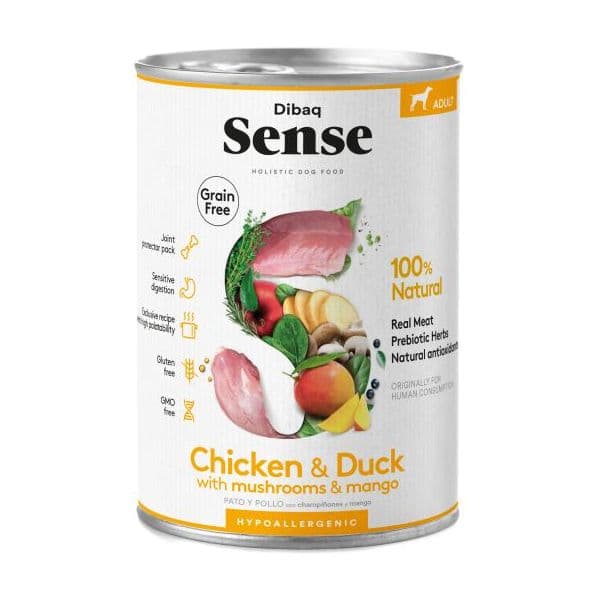 Ração Húmida Dibaq Sense Grain Free Adult Chicken & Duck 380g