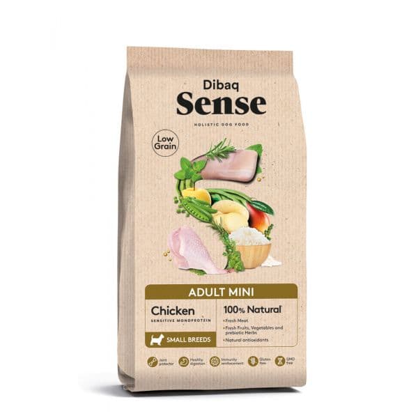 Dibaq Sense Low Grain Adult Mini Chicken 2Kg