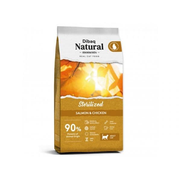 Dibaq Natural Moments Sterilized Salmon & Chicken 7Kg