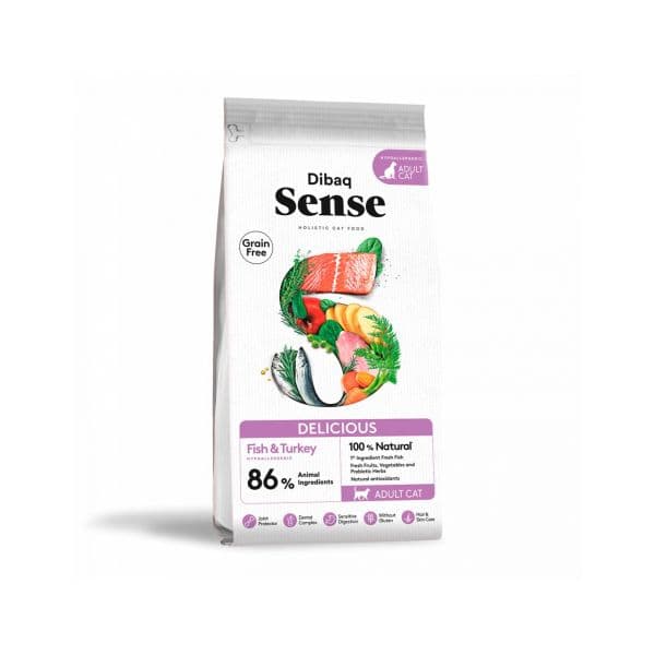 Dibaq Sense Cat Grain Free Delicious Fish&turkey 1,5kg