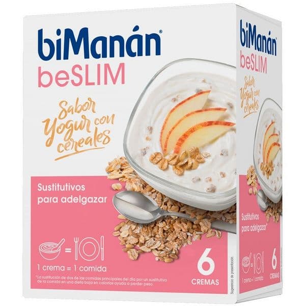 Bimanán Sustitutive Cereais e Yogurt Creme 5+1 Unidades