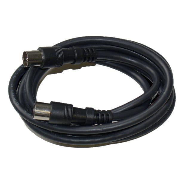 Televes Prolongador Macho/Fêmea RF RM 9.5mm de 2.5m Black - 4314