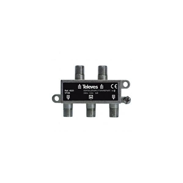 Televes Repartidor 4 saidas conector F SCATV TLV4531