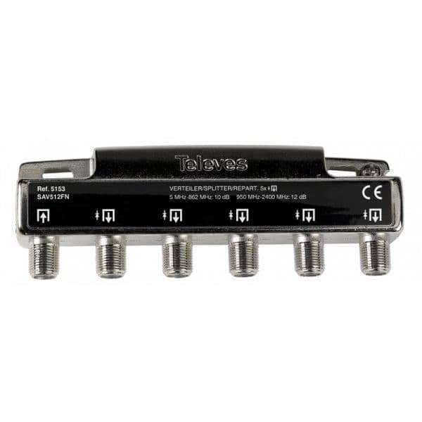 Televes Repartidor 5 saidas 5-2400MHZ TLV5153