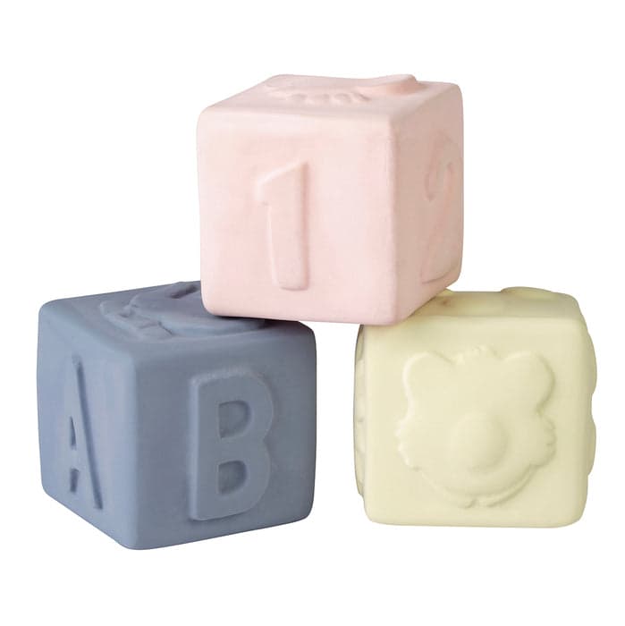 Saro Baby Conjunto de Cubos de Borracha Natural 1822