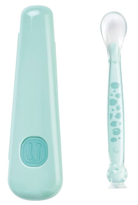 Saro Colher de Silicone "Soft and Fun" com Estojo 6m+