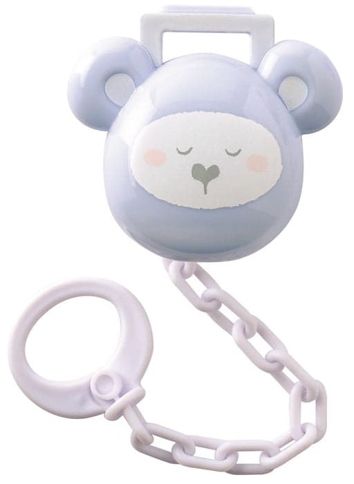 Saro Corrente Porta-Chupetas Happy Teddy Azul