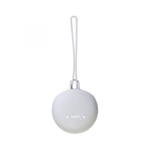 Saro Caixa Porta-Chuchas de Silicone Cinza