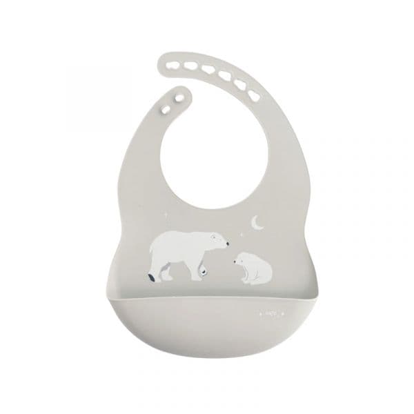 Saro Babete Party Cinza Polar Silicone Ice Cream