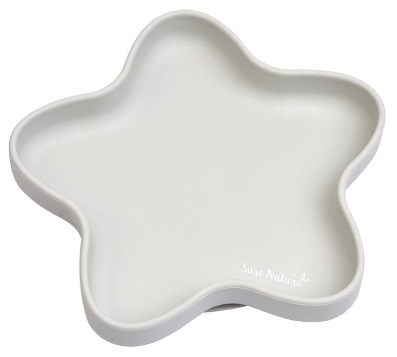Saro Prato de Silicone "Star" 4m+ Cinza