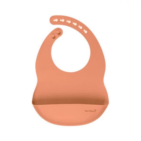 Saro Babete com Bolso em Silicone Cobre