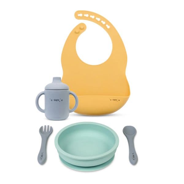 Saro Conjunto de Refeição "Food & Fun" 5 Peças Verde