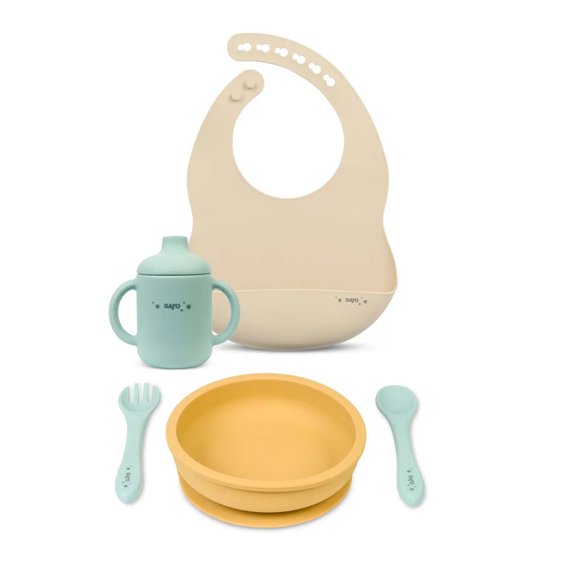 Saro Conjunto de Refeição "Food & Fun" 5 Peças Amarelo