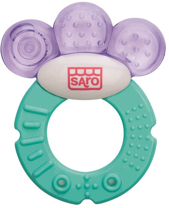 Saro - Mordedores de água Aqua Lilás-Turquesa