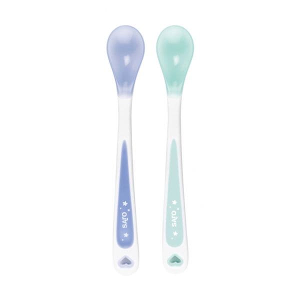 Saro Conjunto Colheres Térmicas Azul 2 un.