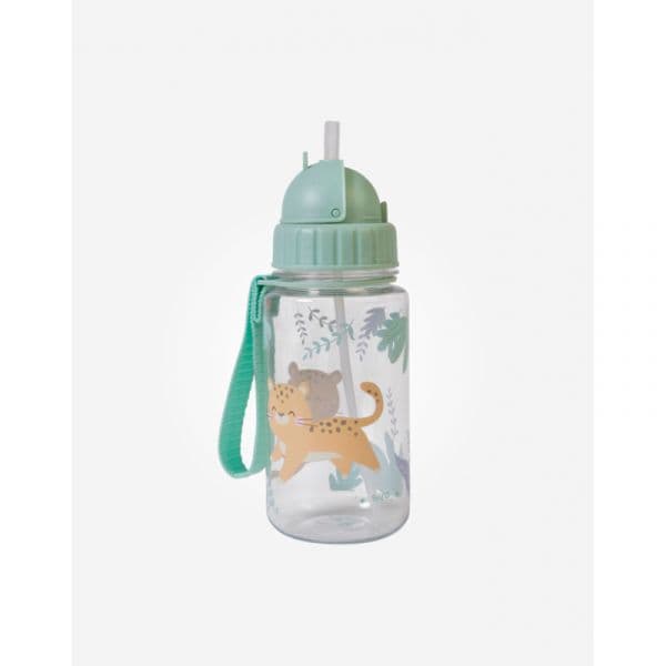 Saro Garrafa com Palhinha e Alça Verde 400ml