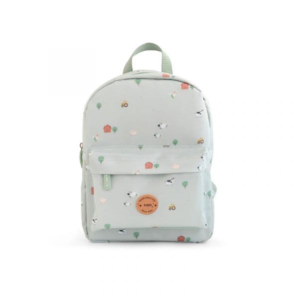 Saro Mochila Funny Farm 29cm Verde