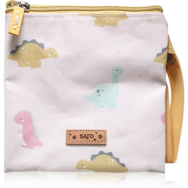 Saro Saco para Lanche Dinos Mustard