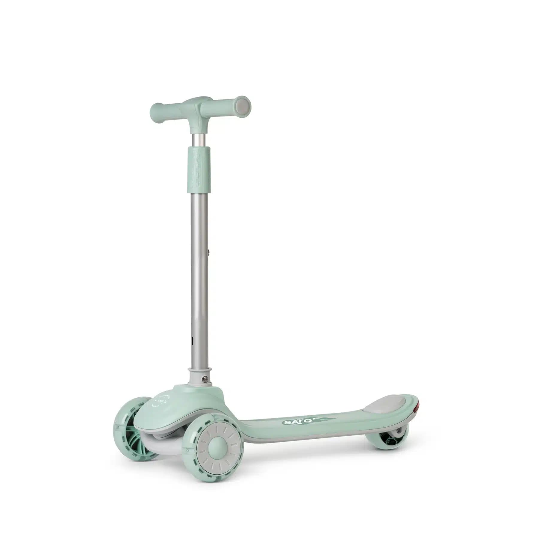 Saro trotinete evolutiva musical 2 em 1 “cool rider” mint + glacier gray