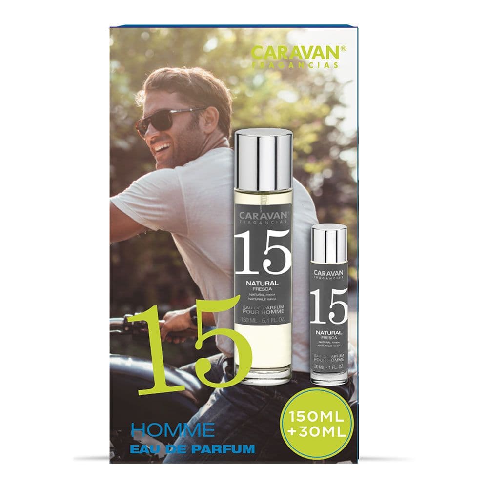 ESTOJO DUPLO 150+30ML CARAVAN Nº 15 HOMEM